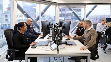 Financial planners in the office at The Penny Group