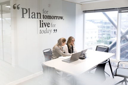 Financial planners having a meeting at The Penny Group